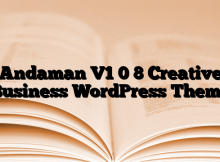 Andaman V1 0 8 Creative Business WordPress Theme